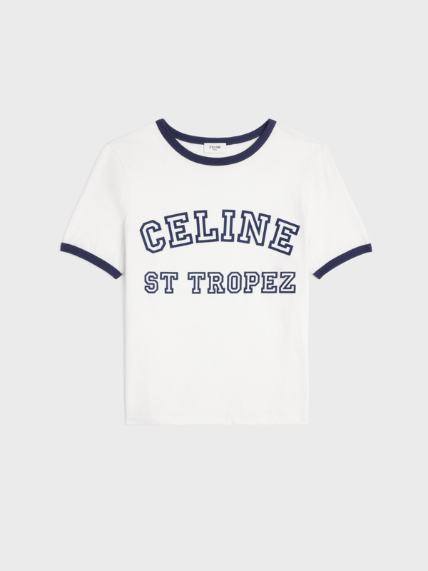 셀린느 생트로페 70&#039;s 코튼 저지 티셔츠
